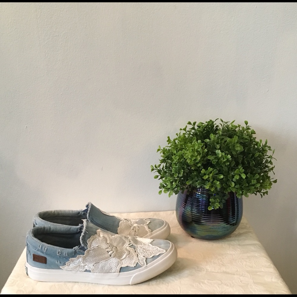 Denim Slip on sneakers